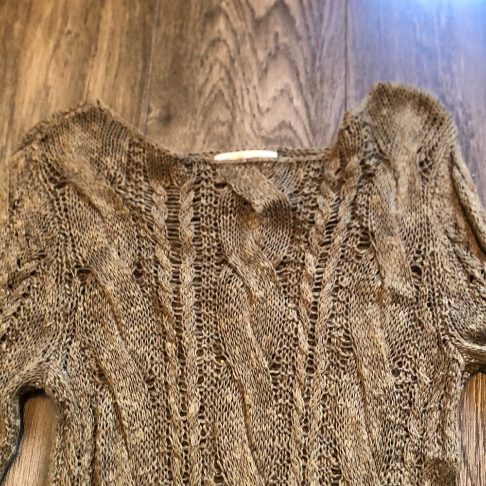 Linen and cotton sweater size M